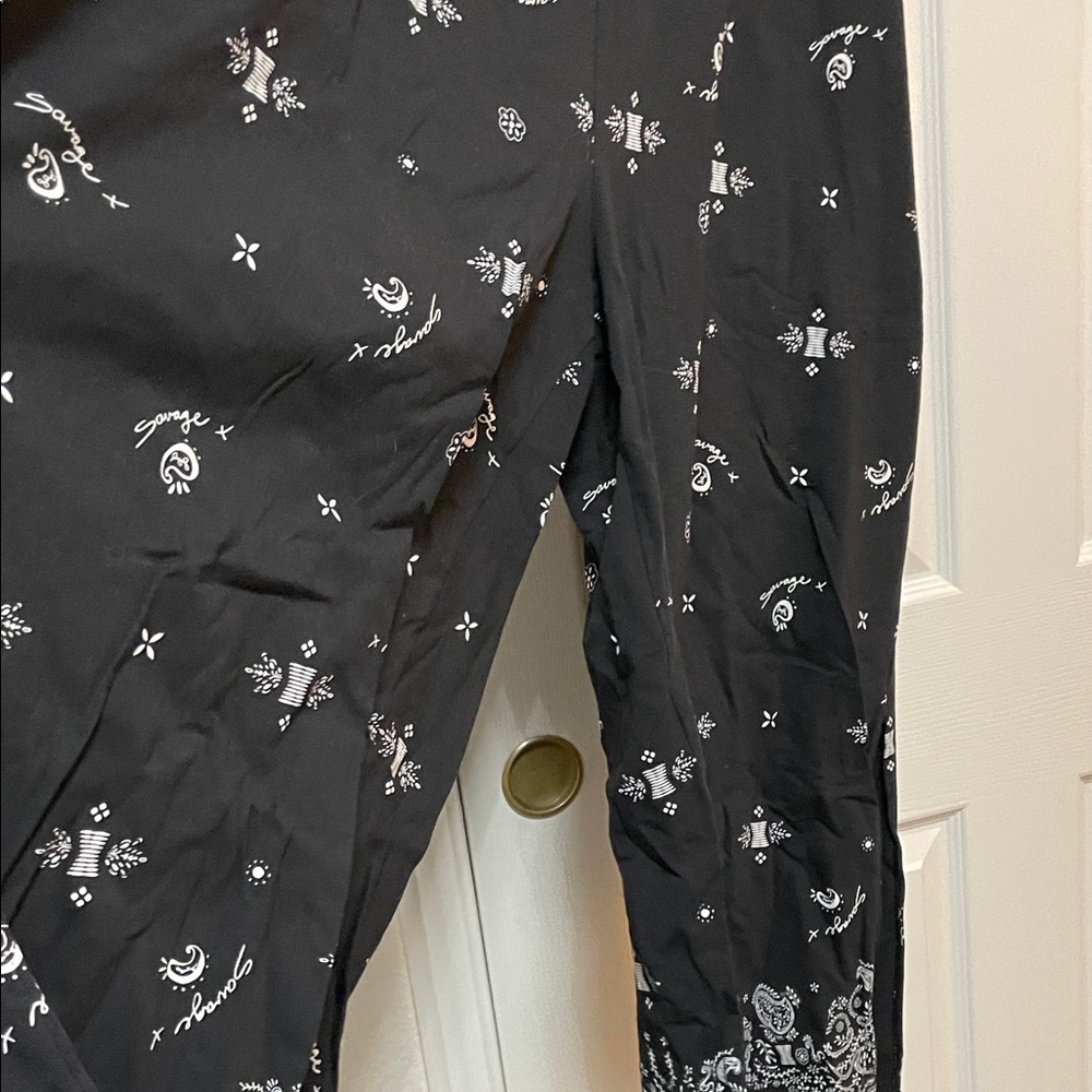 Savage X Fenty Black and White Patterned jumpsuit - Picture 2 of 4